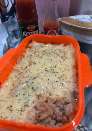 Foto resep Nasi panggang mozarela