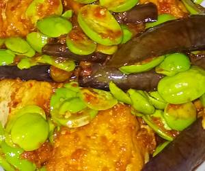 Masakan Populer Sambel tahu, terong pete Gurih Mantul