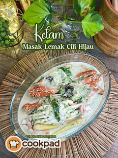 Gambar Ketam Masak Lemak Cili Hijau