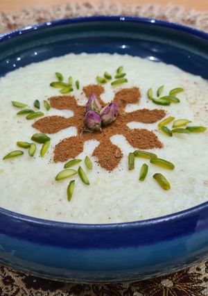 عکسی از دستور شیر برنج