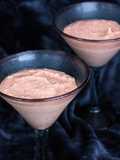 Mousse de mango, kaki, arándanos rojos y limón