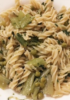 Foto di Fusilli catalogna e piselli