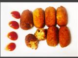 Baby potato and cornflour rolls