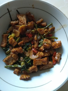 Foto resep Tumis kangkung tempe tahu