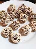 Trufas energéticas de amaranto y ciruelas pasa