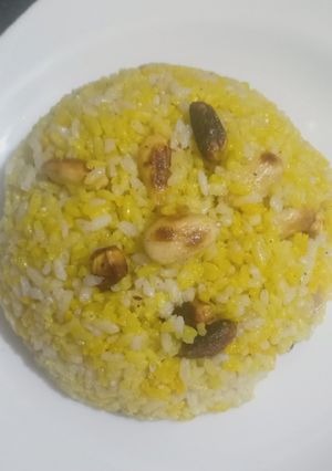صورة لوصفة رز بالمكسرات