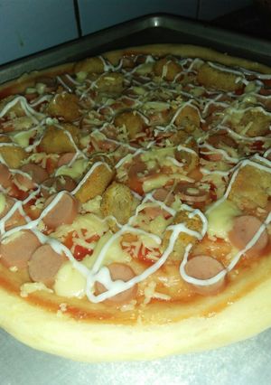 Foto resep Pizza Simple enak