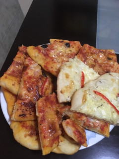 Una foto de Pizza casera