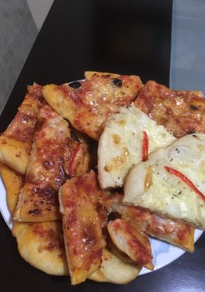 Una foto de Pizza casera