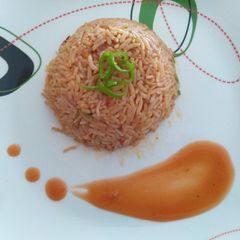 A picture of Schezwan Rice.