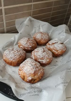O poză a rețetei Brioșe cu banane.