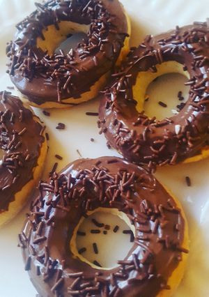 O poză a rețetei Donuts la cuptor.