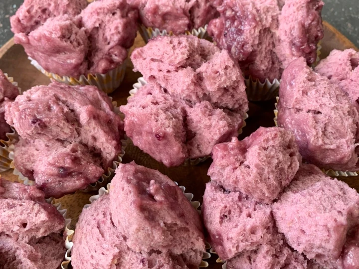 Langkah Gampang Menyiapkan Resep Bolu Kukus Ubi Ungu Mekar yang Lezat Sekali Anti Ribet, Bikin Ngiler