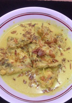 Foto resep Opor Ayam santan kuning
