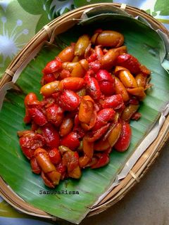 Foto resep Oseng Kulit Melinjo#pr_mamakkusayang