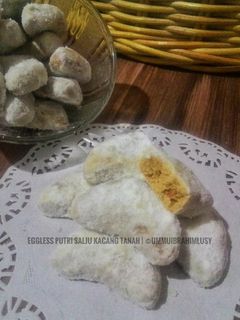 Foto resep Eggless Kue Putri Salju Kacang Tanah