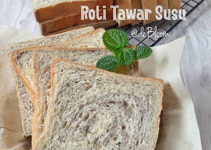 665. Roti Tawar Susu Motif Marmer