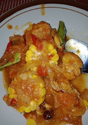 Foto resep Udang Saus Padang