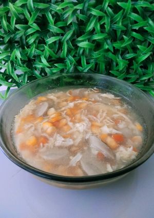 Foto resep Sup jagung ayam wortel