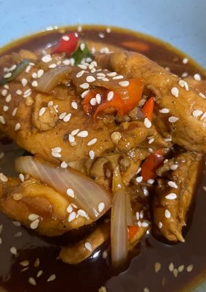 Foto resep Ayam fillet pedas manis