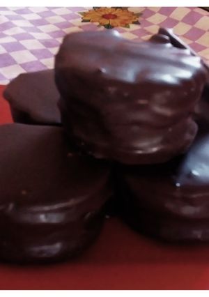 Una foto de Alfajores de chocolate