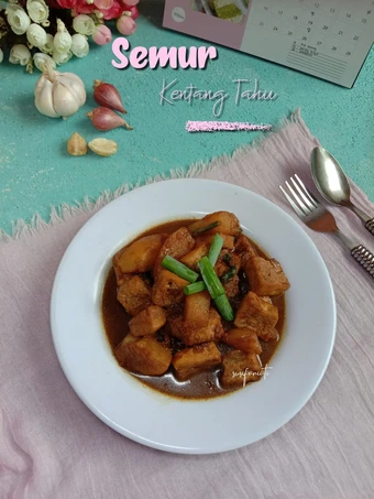 Cara Mudah Membikin Resep Semur kentang tahu yang Bikin Ngiler Anti Ribet, Bikin Ngiler