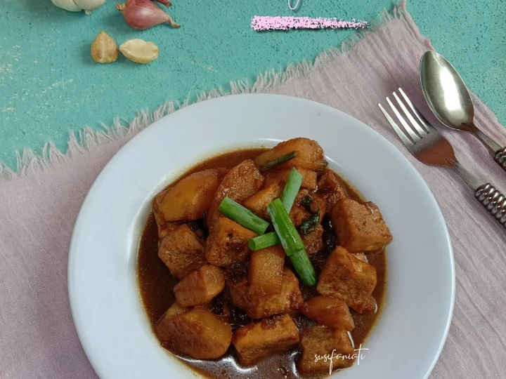 Cara Mudah Membikin Resep Semur kentang tahu yang Bikin Ngiler Anti Ribet, Bikin Ngiler