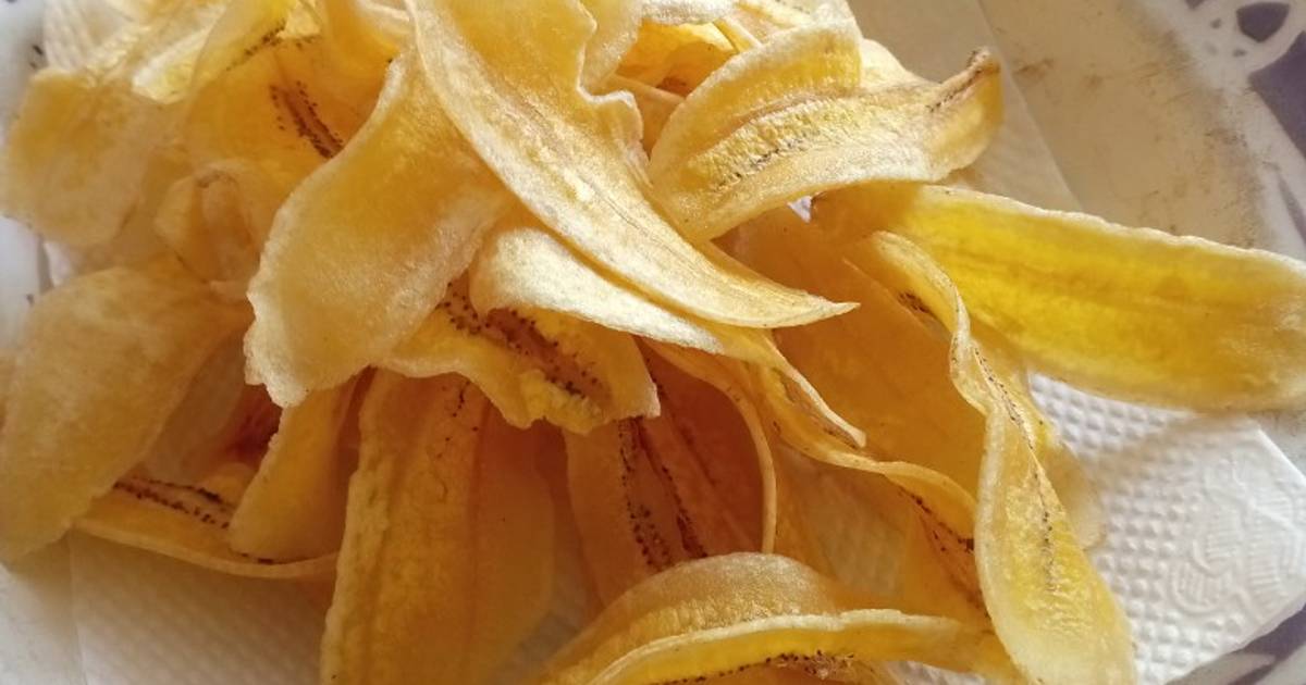 Resep Keripik Pisang Kepok Ori Gurih Oleh Bunda Luqmans Kitchen Cookpad