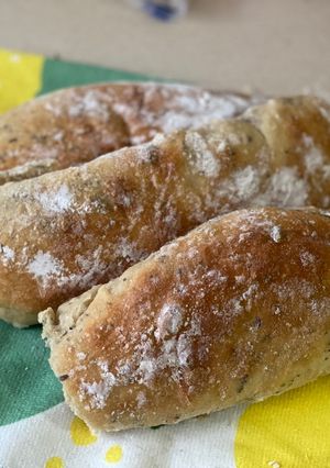 Una foto de Pan chiabatta