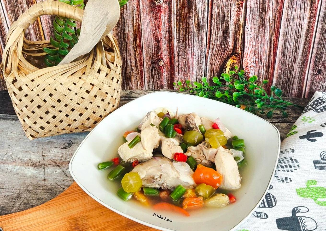 Asem Asem Ayam Buncis