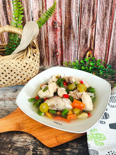 Foto resep Asem Asem Ayam Buncis