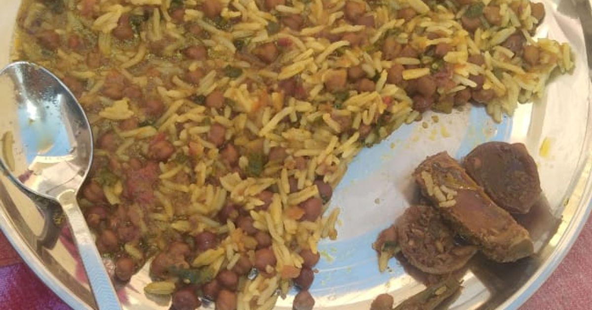 Normal Channa Rice Chana Rice Recipe by Shina Sardana - Cookpad