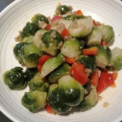 Sauteed Brussels Sprouts A picture of Sauteed Brussels Sprouts.