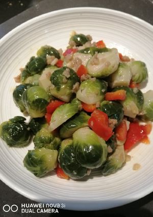 A picture of Sauteed Brussels Sprouts.