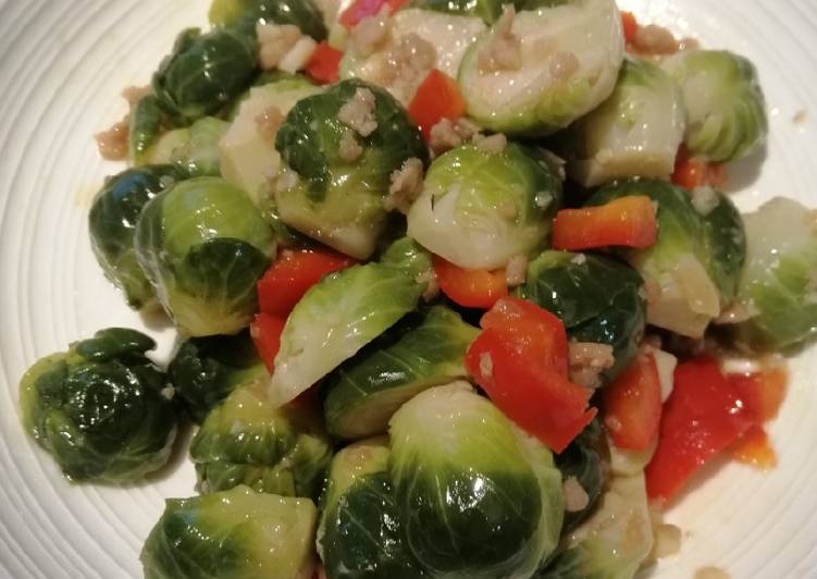 Sauteed Brussels