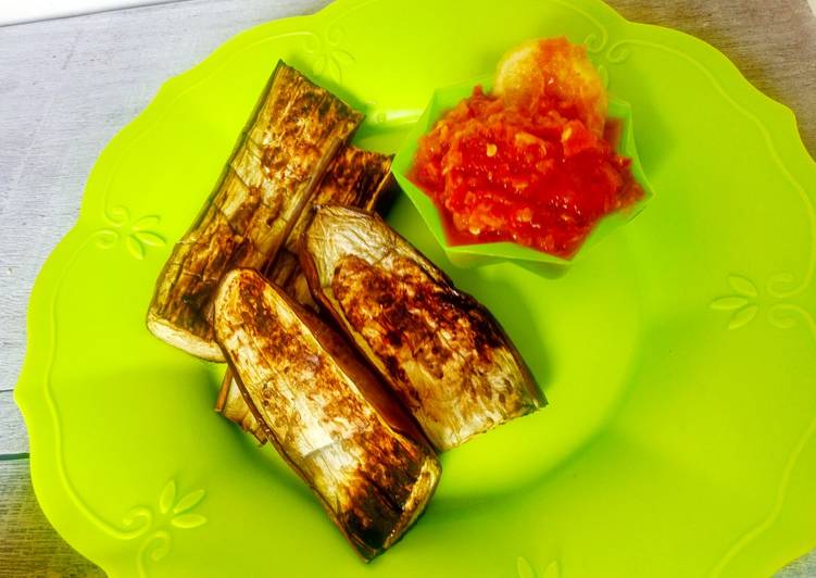 Resep Terong Bakar Amp Amp Sambal Segar Menu Diet Anti Gagal Resep Cara Buat Kue Enak