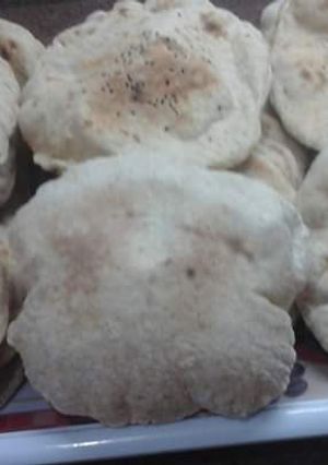 A picture of Egyptian Whole Wheat Flatbread.