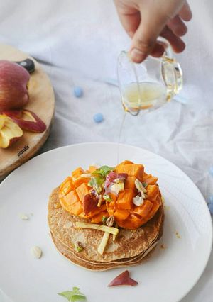 A picture of Oats Banana Pancakes.