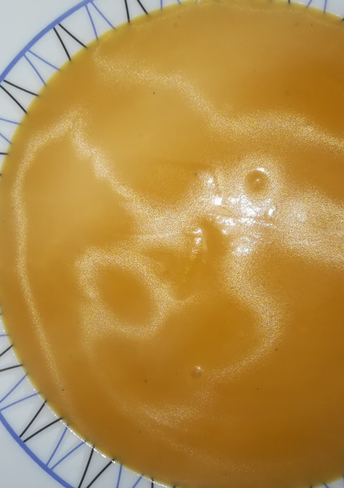 Una foto de Puré de calabaza y sopa