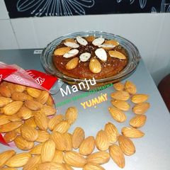 A picture of Instant Moong Dal Halwa.