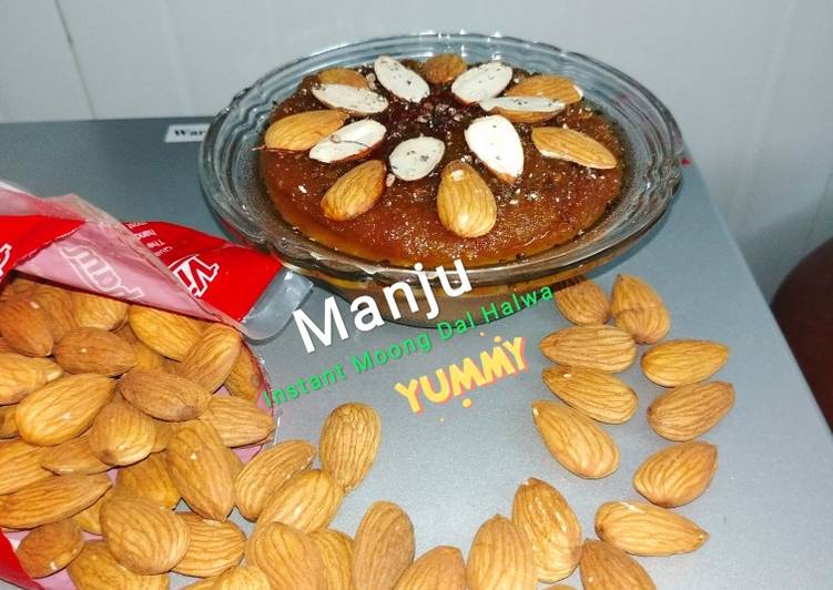 Instant Moong Dal Halwa