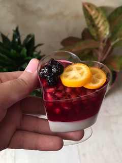 عکسی از دستور ژله انار