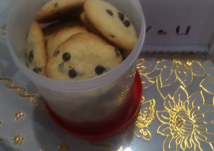 Resep Cookies chocochips pakai otang, Lezat