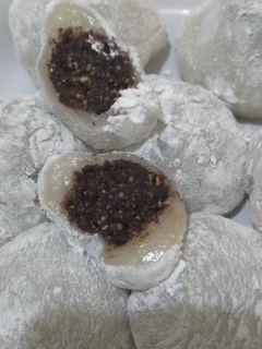 Foto resep Mochi isi coklat kacang
