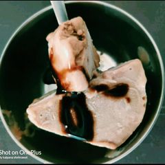 A picture of Banana chocolate ice cream.