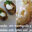 Patatas asadas con mantequilla y pimentón
