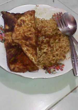 Foto resep Mie goreng telur super pedas