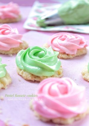 Foto resep Pastel (Rose) cookies