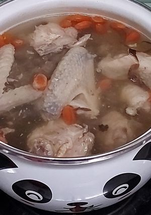 Foto resep Sup Ayam Jamur Goji Berry