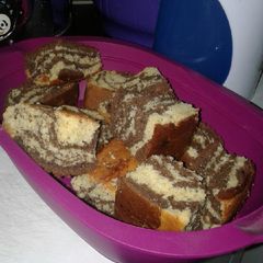 A picture of Zebra cake.